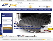 Tablet Screenshot of kofferraumwannen.de